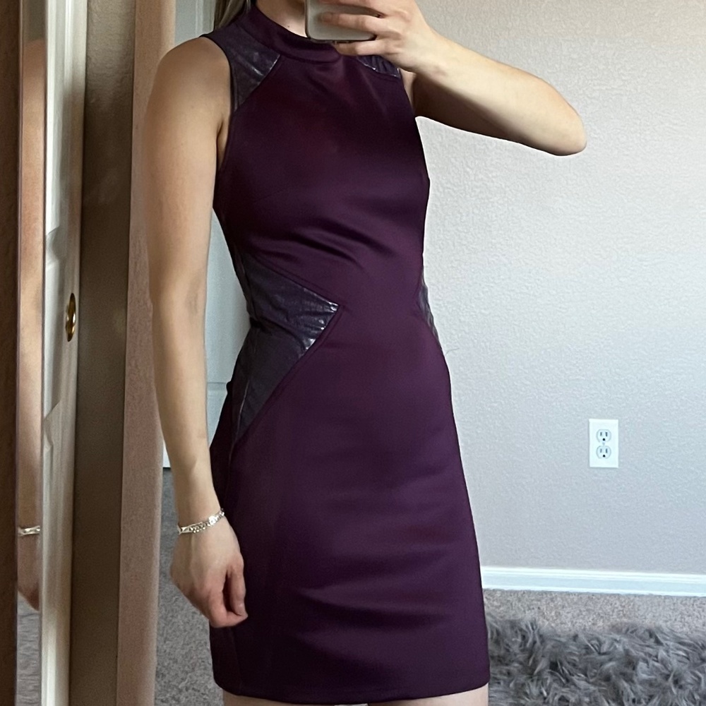Bebe Dress w/ Transparent Back